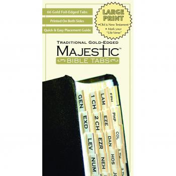 Majestic Bible Tabs, Traditional Gold-Edged
