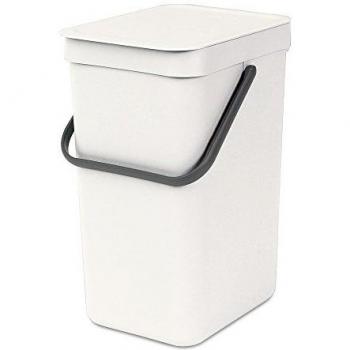 Pattumiera Mobile Brabantia Sort&Go 16L in Bianco