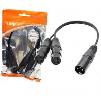 Cable XLR para micrófonos 30 cm – Linq