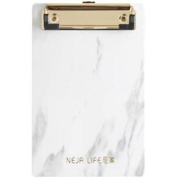 Office Marbling Writing Board Clip