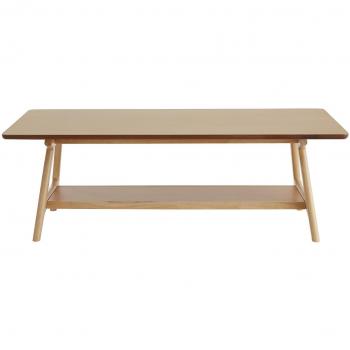 Tavolino da caffè rettangolare scandinavo L120 rovere BAKAR