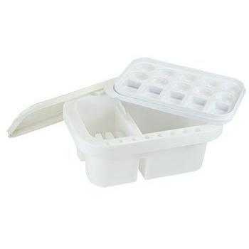 Brush Washer with Palette Cover 25x15x10.5 cm