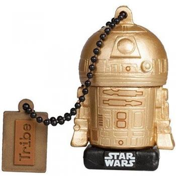Pendrive 16GB Tribe R2D2 Gold Star Wars