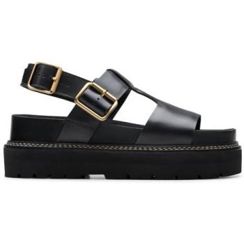 Clarks Orianna Sky Black Leather Slingbacks – Women’s Style