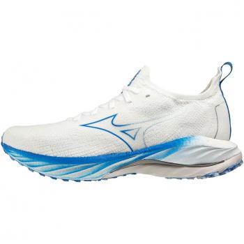 Wave Neo Wind Mizuno para Hombre – Blanco/azul claro (40,5)