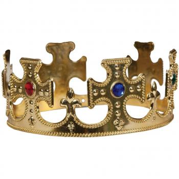 Regal King's & Queen's Gold Crown Hat