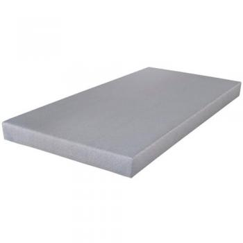Sommier Décor SR9 – Graublau 90 × 190 cm – Holzlattung, 13 cm – Fabriziert in Frankreich