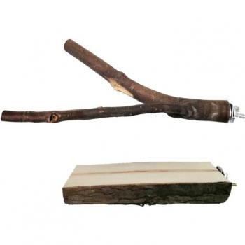 Plataforma de Juego de Madera para Aves