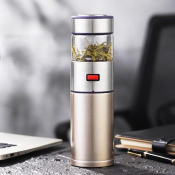 Tea Water Separation Vacuum Thermos with Infuser