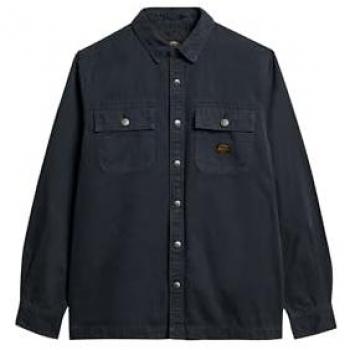 Superdry Canvas Camicia Workwear Navy Eclipse
