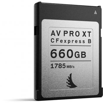 Angelbird AV PRO XT (CFexpress Typ B, 660 GB), Speicherkarte, Schwarz, Silber