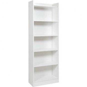 Bibliothèque à roulettes Argonauta – 6 étagères, frêne blanc