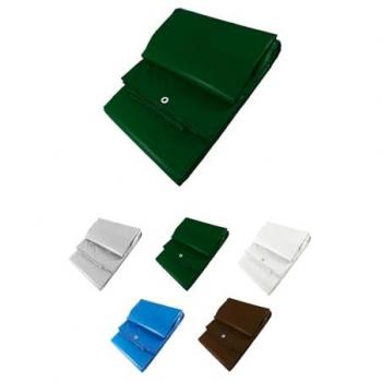 Toldo Lona Multiusos Impermeable 8x12m con Ojales (Verde Oscuro)