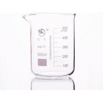 2 Pack 500ml Low Form Beaker