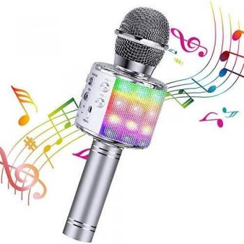 ShinePick Home KTV for Singing, Wireless Machine with Dancing LED Lights