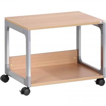 Durable System Multi Trolley 48, metallic silber / buche