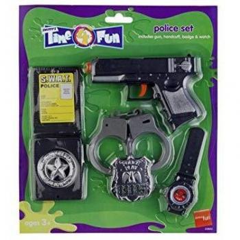 Kombinationsset für Polizeikräfte – Pistole, Handschellen