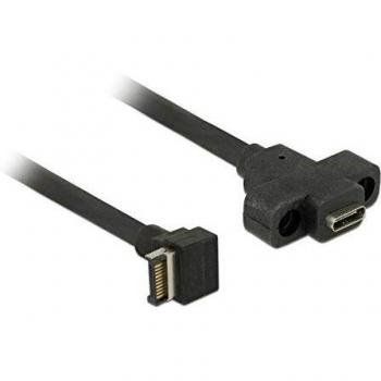 Câble USB 3.0 20 broches vers USB-C rackable 45 cm
