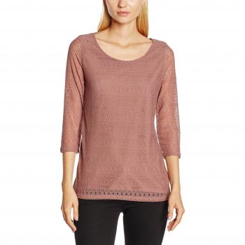 TOM TAILOR Damen T-Shirt 10351070970, Gr. 44 (Violett)