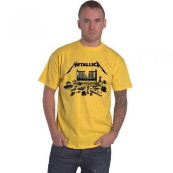 Adult XL Metallica 72 Seasons Simplified Cover Tee – Yellow