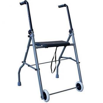 Andador Ligero de Aluminio para Adultos, Plegable, 67-95 cm