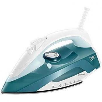 Plancha Vapor Cerámica Beko Modelo SIM4123T 2300 W Color Verde y Blanco