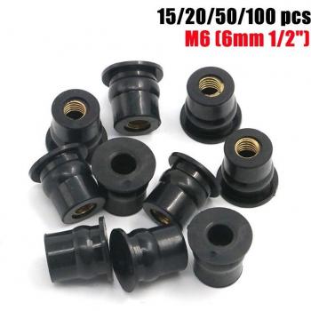 6mm Well Nut Screws for Windscreen