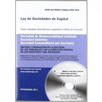 Ley de sociedades de capital. Texto refundido, real decreto legislativo 1/2010, de 2 de julio. Sociedad de responsabilidad limitad (Tapa blanda).