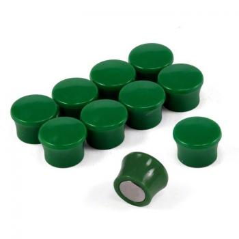Pack of 10 Small Green High Power Fridge Magnets