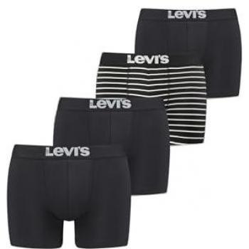 Levi's 4er-Pack Boxershorts mit breitem Logobund – Herren, M
