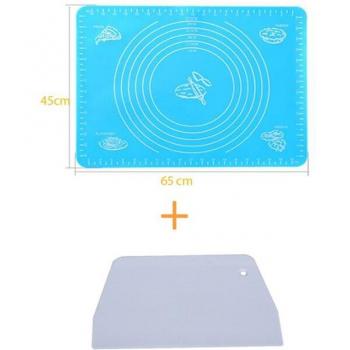 Dough Rolling Silicone Pad with Free Cutter