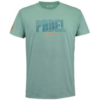 T-shirt Babolat à Manches Courtes en Coton