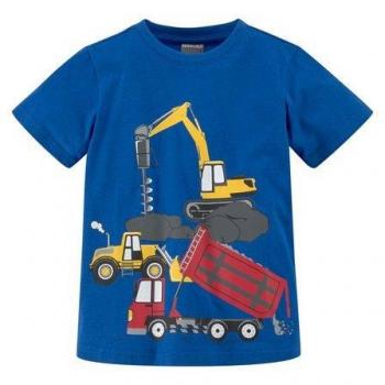 KIDSWORLD Basic T-Shirt mit coolem BAUMASCHINEN Aufdruck