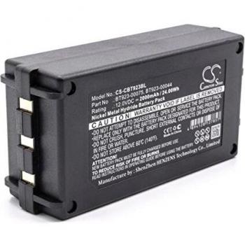 Batteria NiMH 12V 2000mAh per Telecomando Cattron-Theimeg TH-EC 40