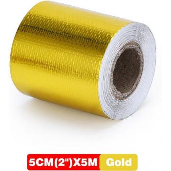 2 x 5m Aluminum Reinforced Adhesive Heat Shield Tape for BMW E46 by WLR Racing