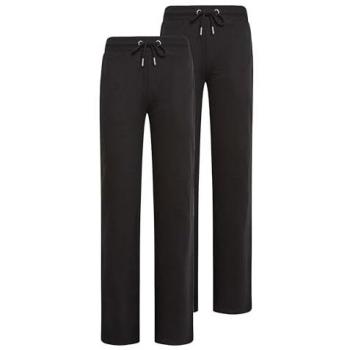 Long Tall Sally 2er-Pack schwarze Weitenleg-Joggers für Damen