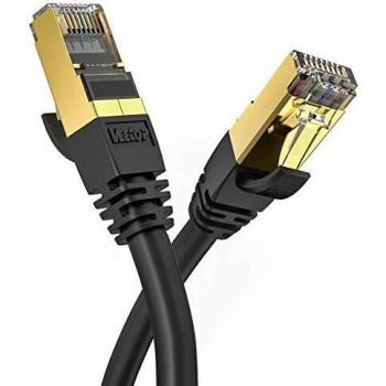 Veetop Cavo di Rete Cat 8 RJ45 SFTP 40 Gbps 2000Mhz