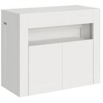 Tavolo Consolle Evolve Bianco Frassino Allungabile 90-302x42x75 cm