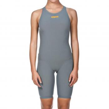 ARENA Traje de Baño de Competición Powerskin R-Evo One, Mujer, Gris, Talla 32