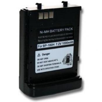 Batterie NiMH 1000mAh (7.2V) pour Talkie-walkie Icom IC-W32TZ