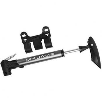 M-Wave Mini-Doppelpumpe A, Aluminium, für FV, AV und DV, grau, One Size