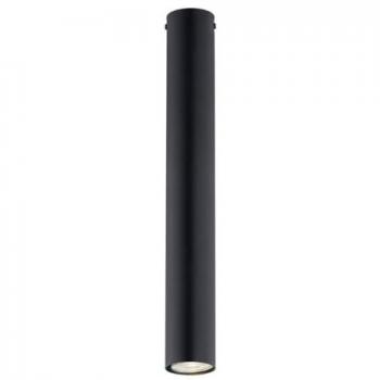 Foco Tecno, Acero negro, 6x45x6 cm