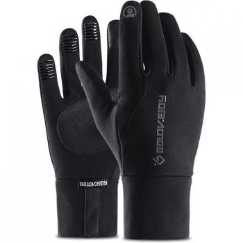Men's Warm Leather Gloves with Touch Screen Function