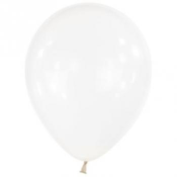 Balonek Průhledná krystalická – 13 cm, 100 ks