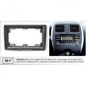 10,1 Zoll Autoradio Einbaukit für NISSAN Sunny (N17), Juke, Versa (B17)