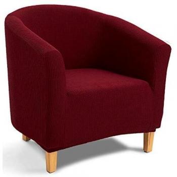 TIANSHU Housse de Fauteuil Chesterfield avec Jacquard Housse de Canapé Tub Chair Extensible Extensible