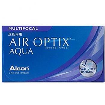 Alcon Air Optix Aqua Multifokale Monatslinsen – Weich, 3‑Pack