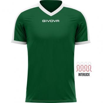 Givova Revolution Fußballtrikot grün/weiß mit Shorts M