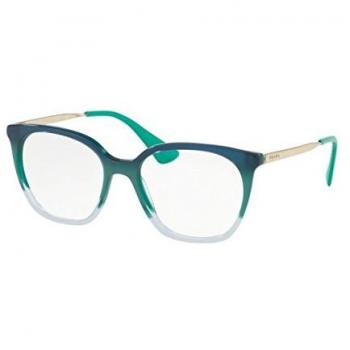 Monturas Prada 0PR 11TV, Gafas para Mujer, Verde (Gradient Green), 53