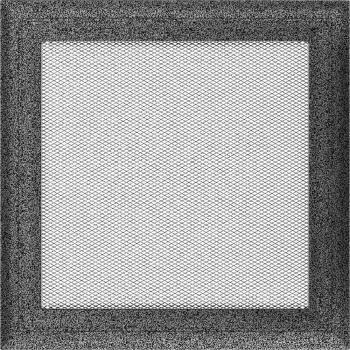Oskar 22x22 cache-aération noir et argent